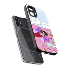 anti social chick girl back phone cover | glass case for nothing phone 2