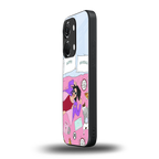 anti social chick girl back phone cover | glass case for oneplus nord 3