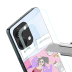 anti social chick girl back phone cover | glass case for oneplus nord 3