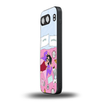 anti social chick girl back phone cover | glass case for oneplus nord 4