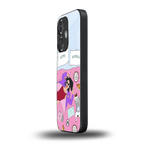 anti social chick girl back phone cover | glass case for oneplus nord ce 3