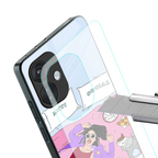 anti social chick girl back phone cover | glass case for oneplus nord ce 3