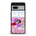 anti social chick girl back phone cover | glass case for Google Pixel 7