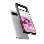 anti social chick girl back phone cover | glass case for google pixel 8 pro
