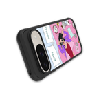 anti social chick girl back phone cover | glass case for google pixel 9