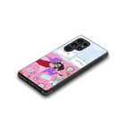 anti social chick girl back phone cover | glass case for samsung galaxy s25 ultra
