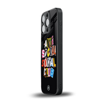 anti social club back phone cover | glass case for iphone 15 pro