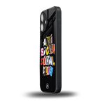 anti social club back phone cover | glass case for iphone 16
