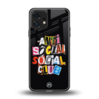 anti social club back phone cover | glass case for nothing phone 1