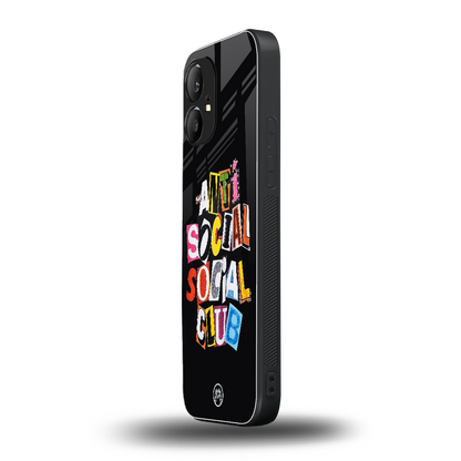 anti social club back phone cover | glass case for nothing phone 1