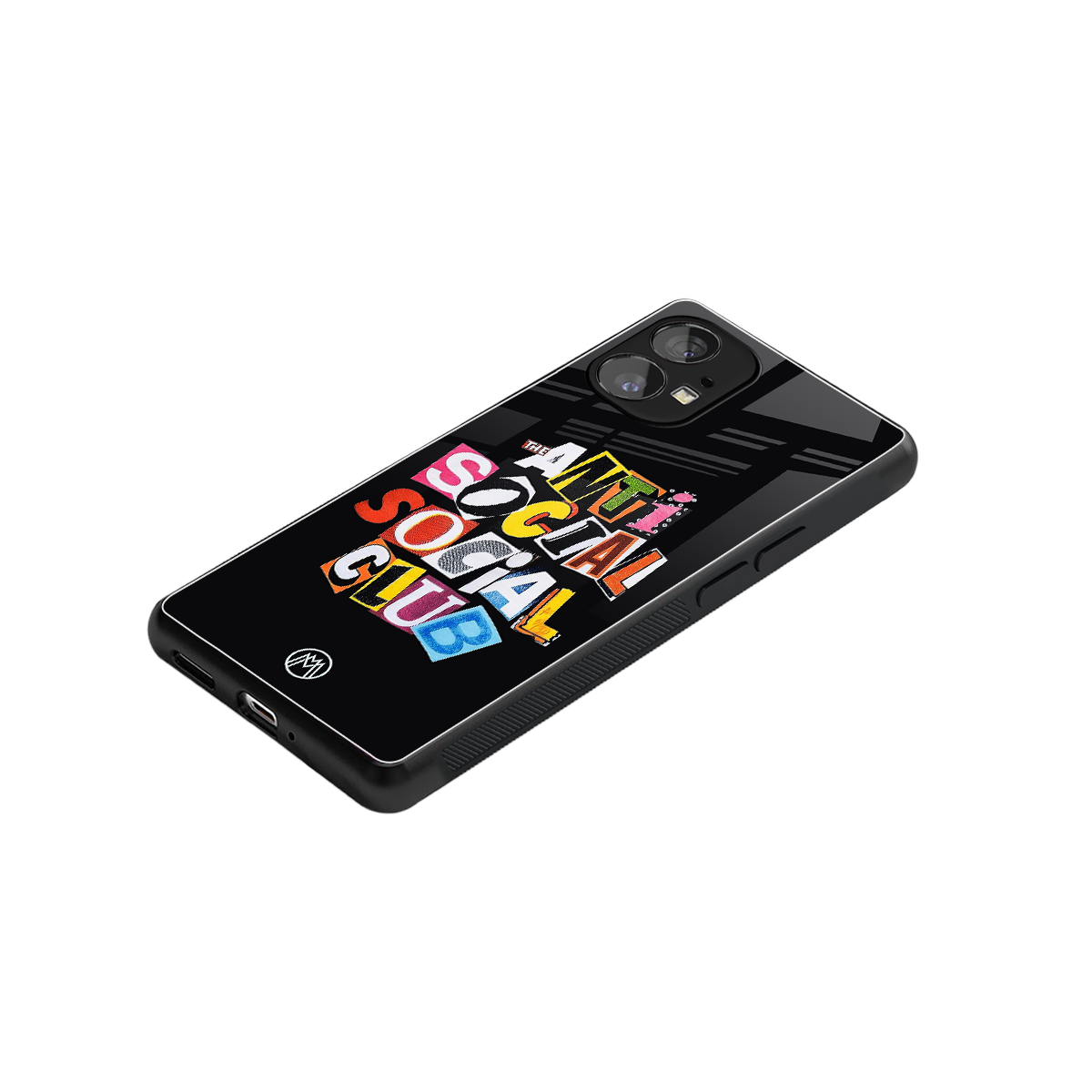 anti social club back phone cover | glass case for nothing phone 1