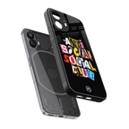 anti social club back phone cover | glass case for nothing phone 2