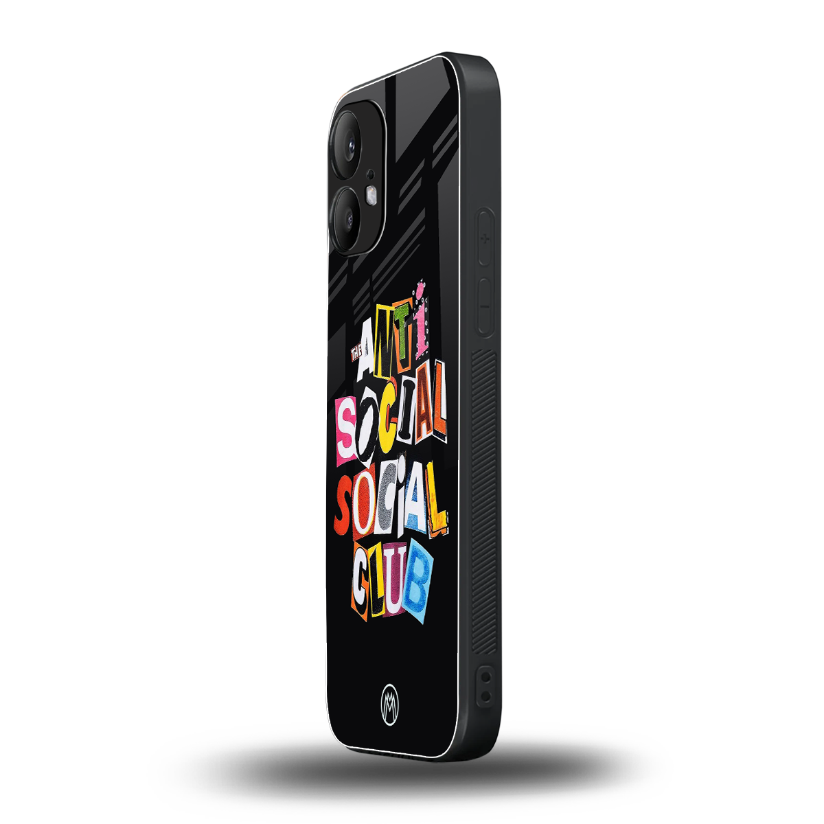 anti social club back phone cover | glass case for nothing phone 2