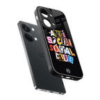 anti social club back phone cover | glass case for oneplus nord 3