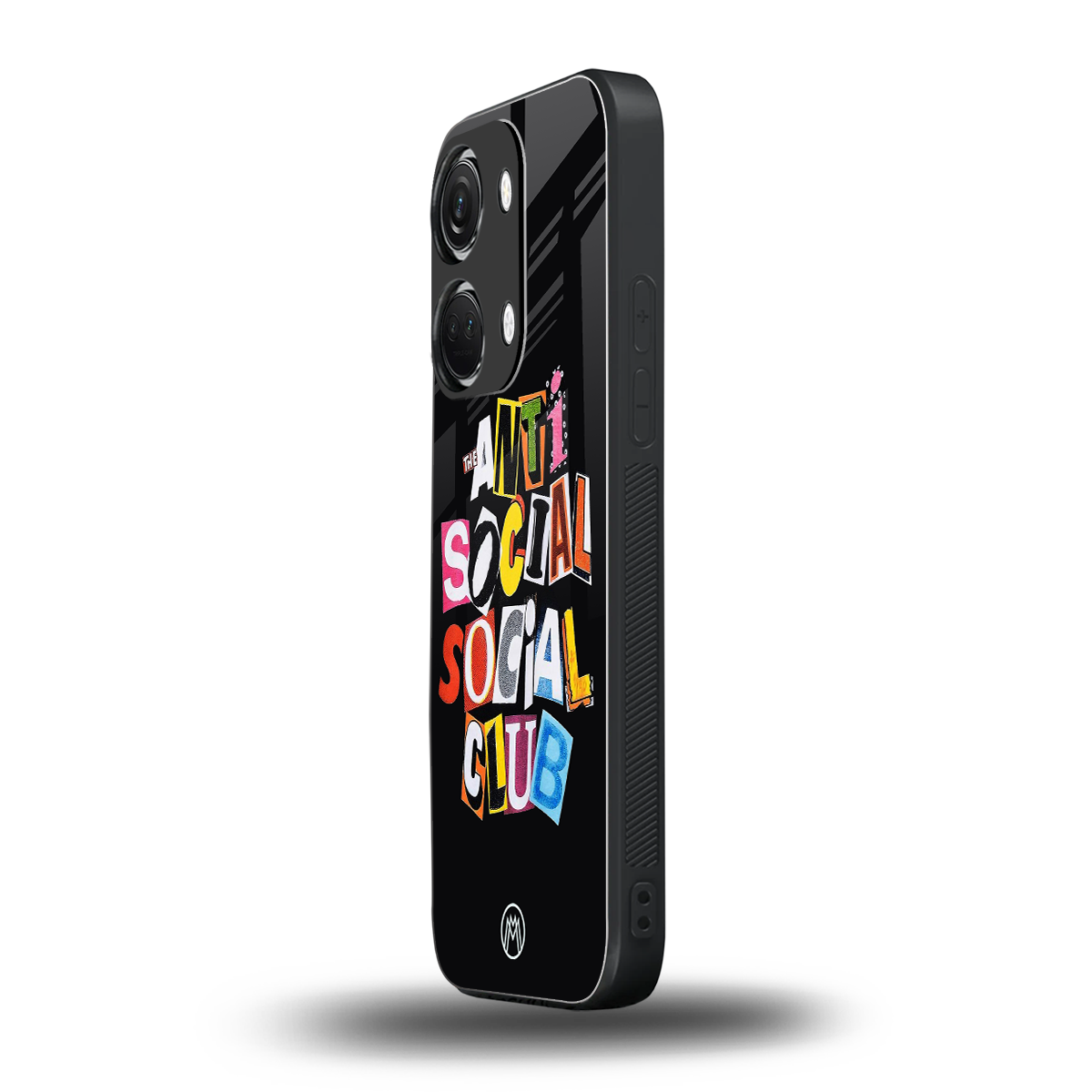 anti social club back phone cover | glass case for oneplus nord 3