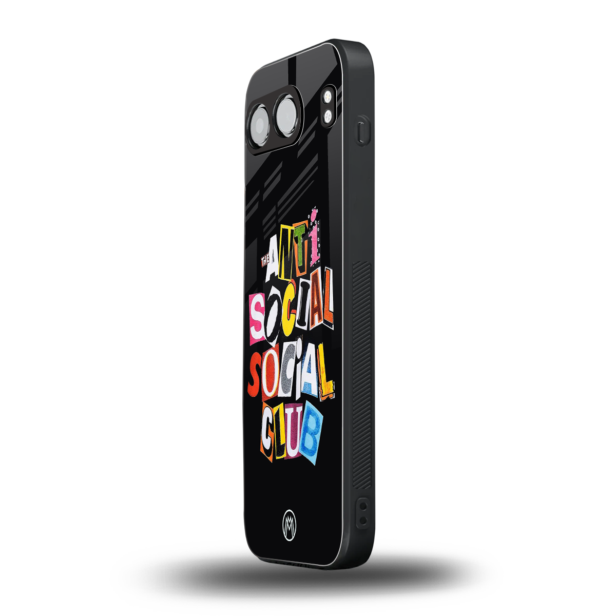 anti social club back phone cover | glass case for oneplus nord 4