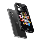 anti social club back phone cover | glass case for oneplus nord ce 3