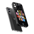 anti social club back phone cover | glass case for oneplus nord ce 4 lite
