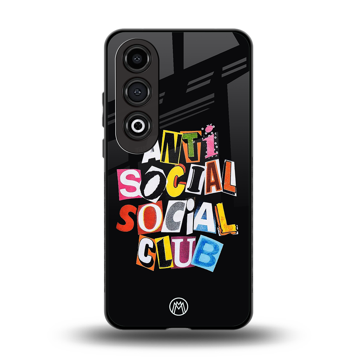 anti social club back phone cover | glass case for oneplus nord ce 4