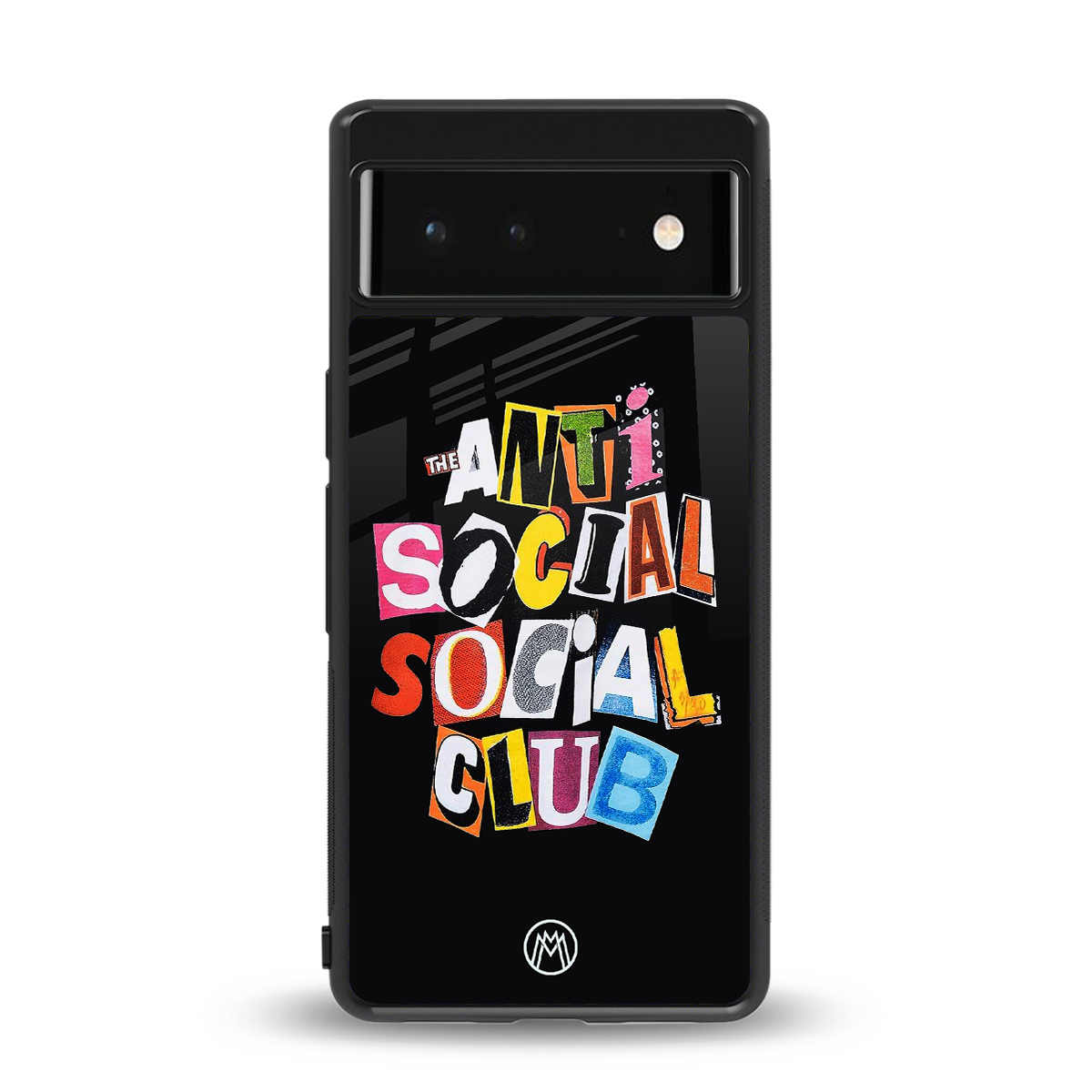 anti social club back phone cover | glass case for Google Pixel 6A