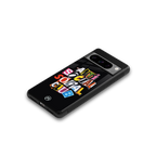 anti social club back phone cover | glass case for google pixel 8 pro