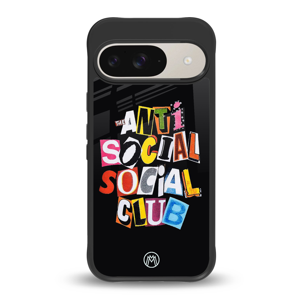 anti social club back phone cover | glass case for google pixel 9