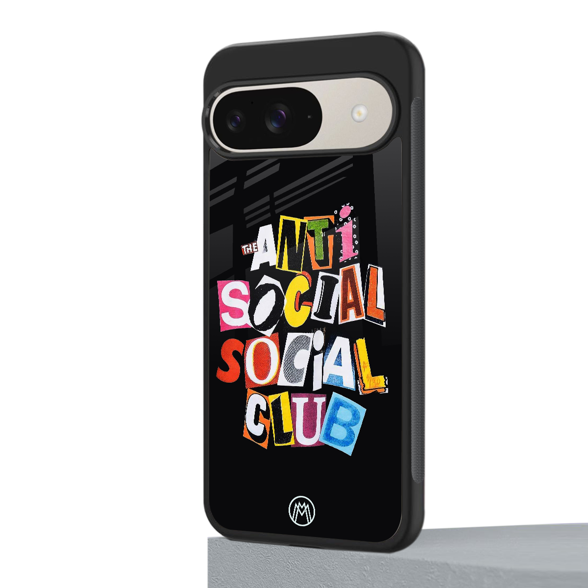 anti social club back phone cover | glass case for google pixel 9