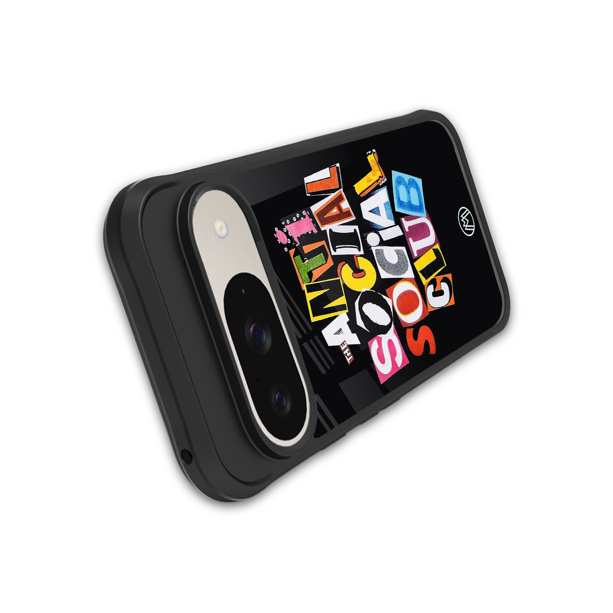 anti social club back phone cover | glass case for google pixel 9