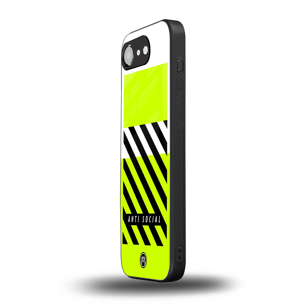 anti social back phone cover | glass case for iphone 16e