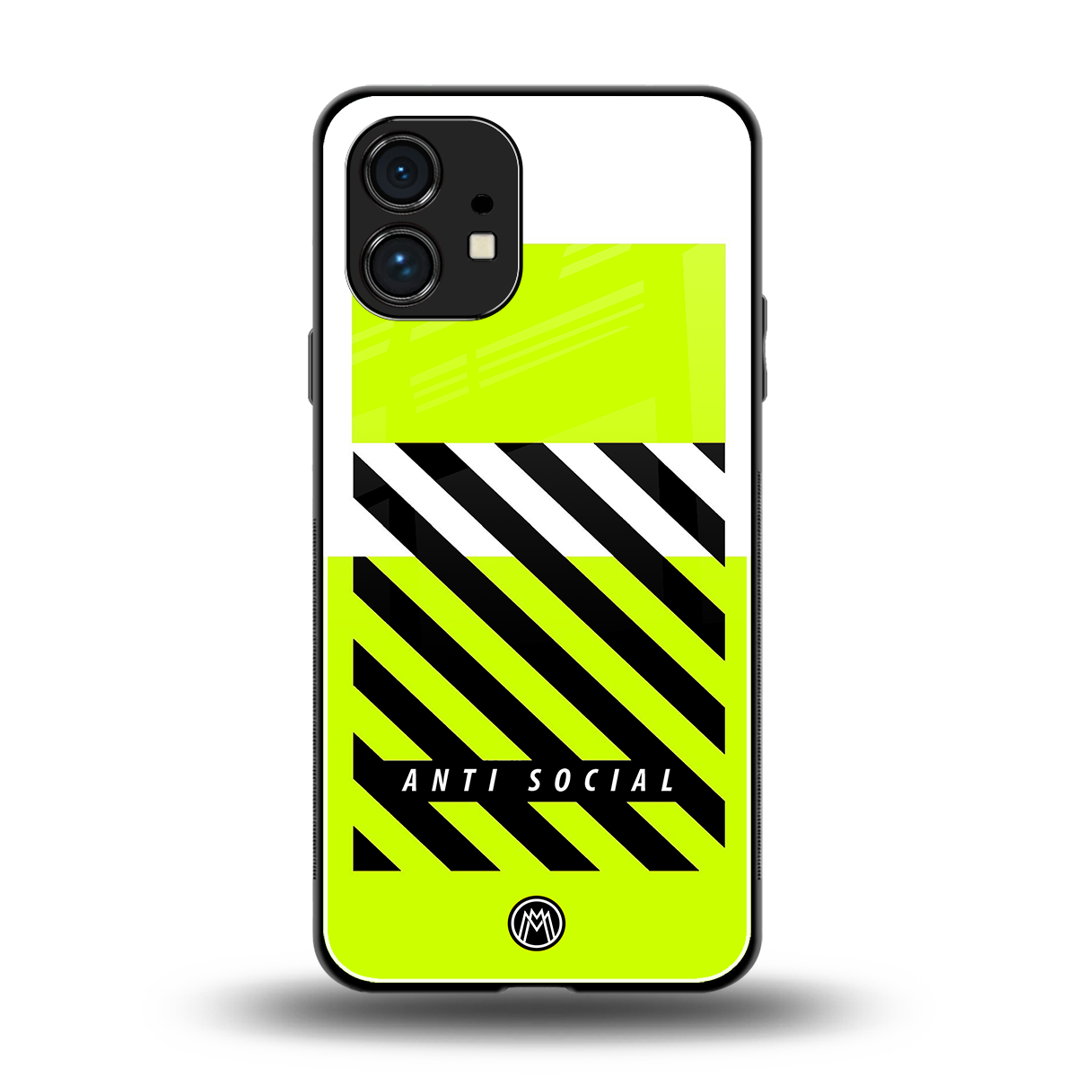 anti social back phone cover | glass case for nothing phone 1