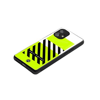 anti social back phone cover | glass case for nothing phone 1