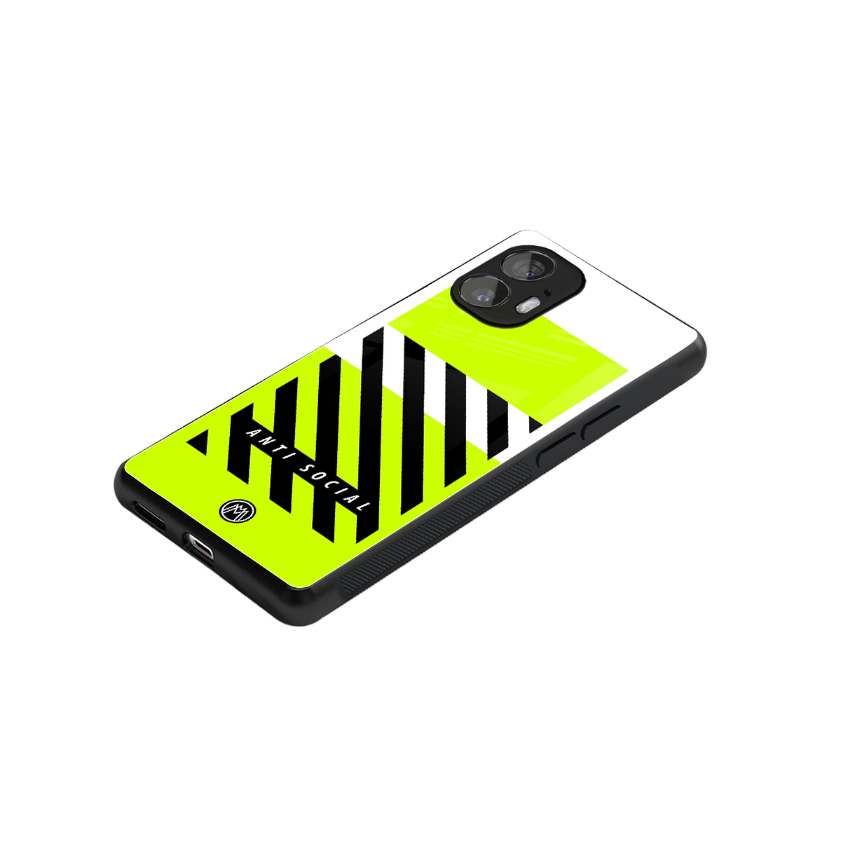 anti social back phone cover | glass case for nothing phone 2