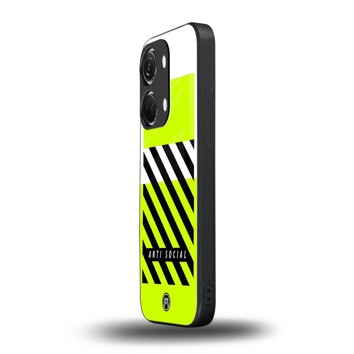 anti social back phone cover | glass case for oneplus nord 3
