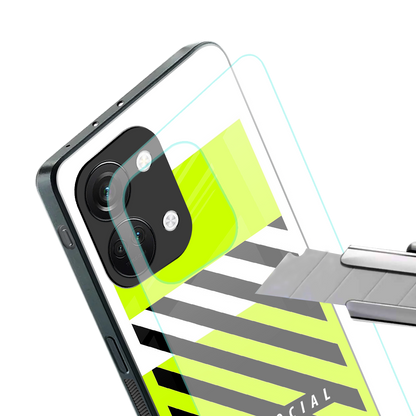 anti social back phone cover | glass case for oneplus nord 3