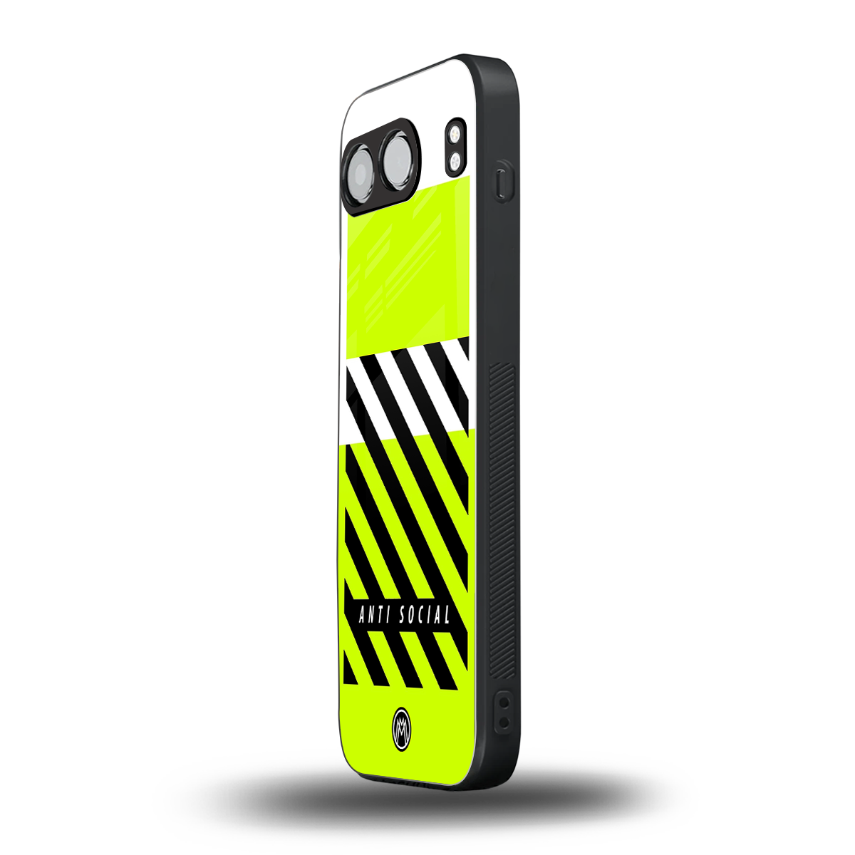 anti social back phone cover | glass case for oneplus nord 4