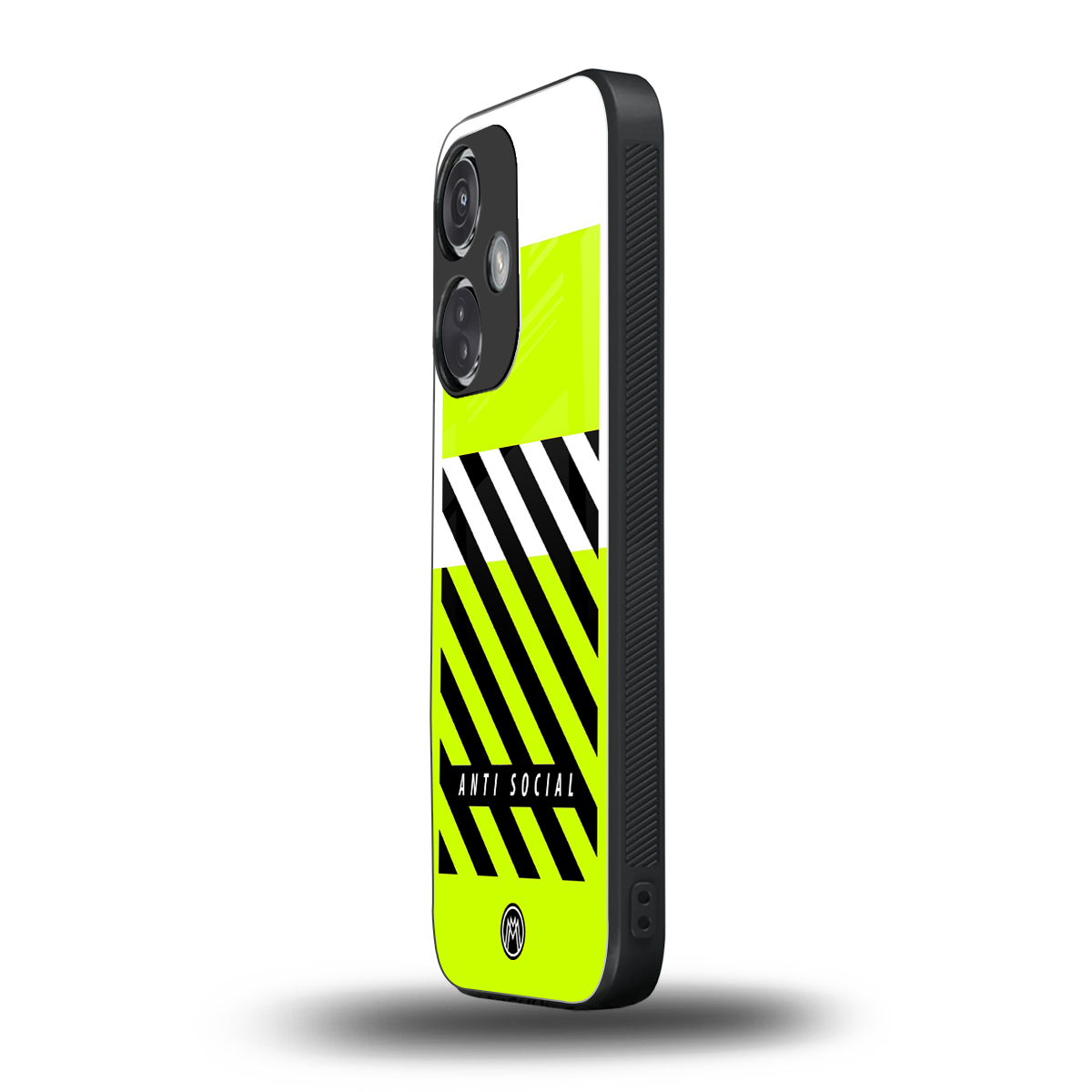 anti social back phone cover | glass case for oneplus nord ce 3