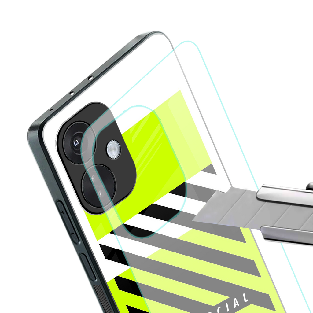 anti social back phone cover | glass case for oneplus nord ce 3