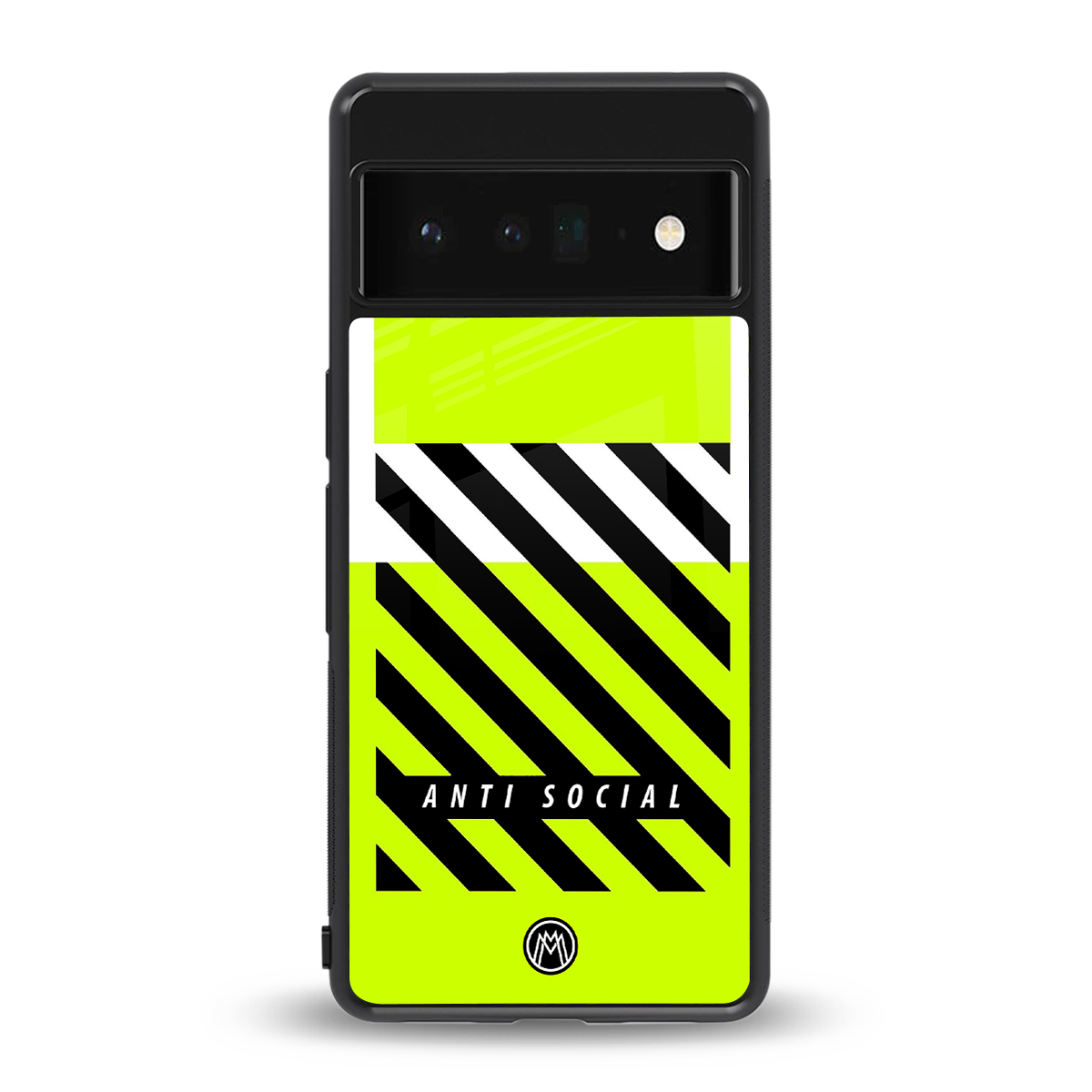 anti social back phone cover | glass case for google pixel 6 pro