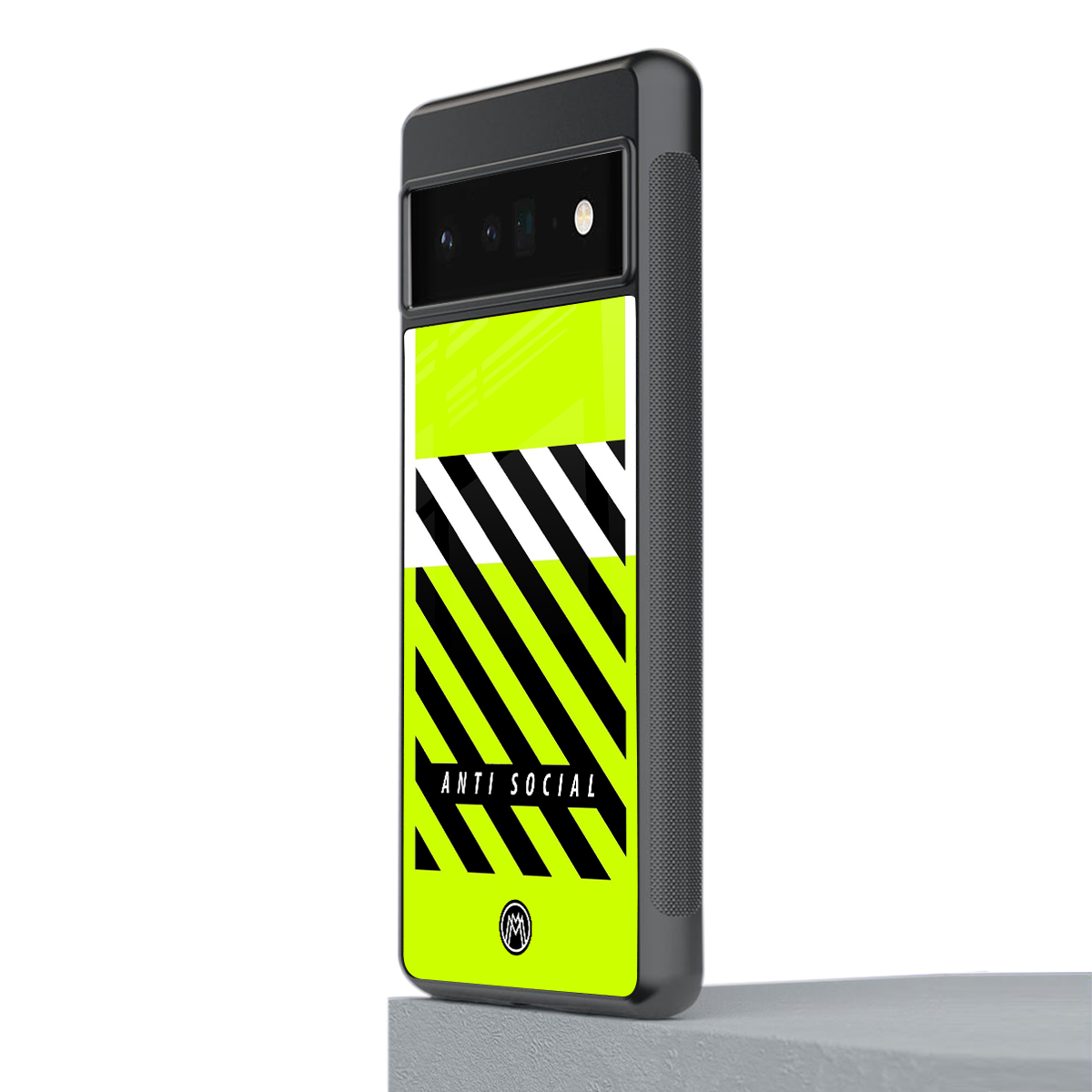anti social back phone cover | glass case for google pixel 6 pro