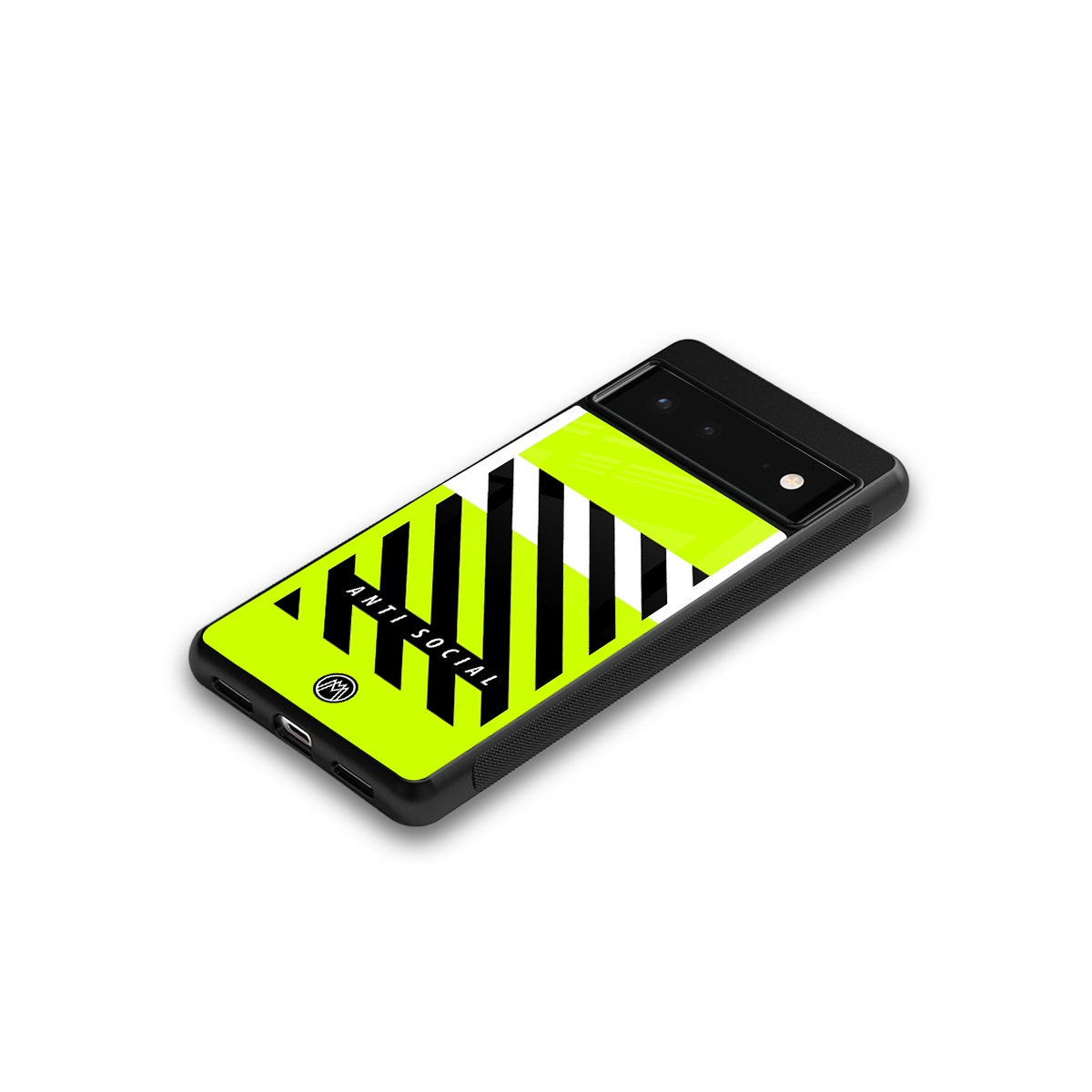 anti social back phone cover | glass case for Google Pixel 6A