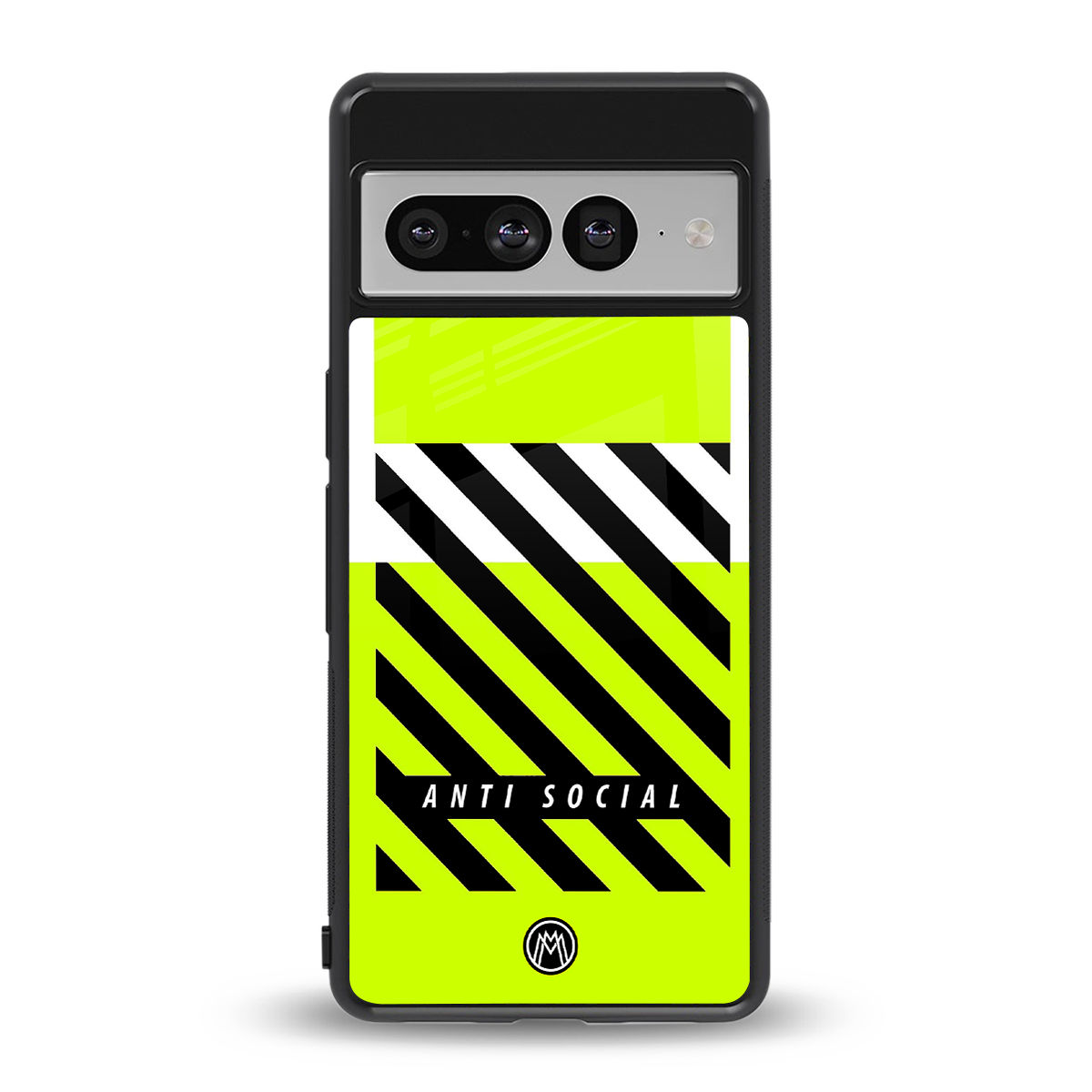 anti social back phone cover | glass case for google pixel 7 pro