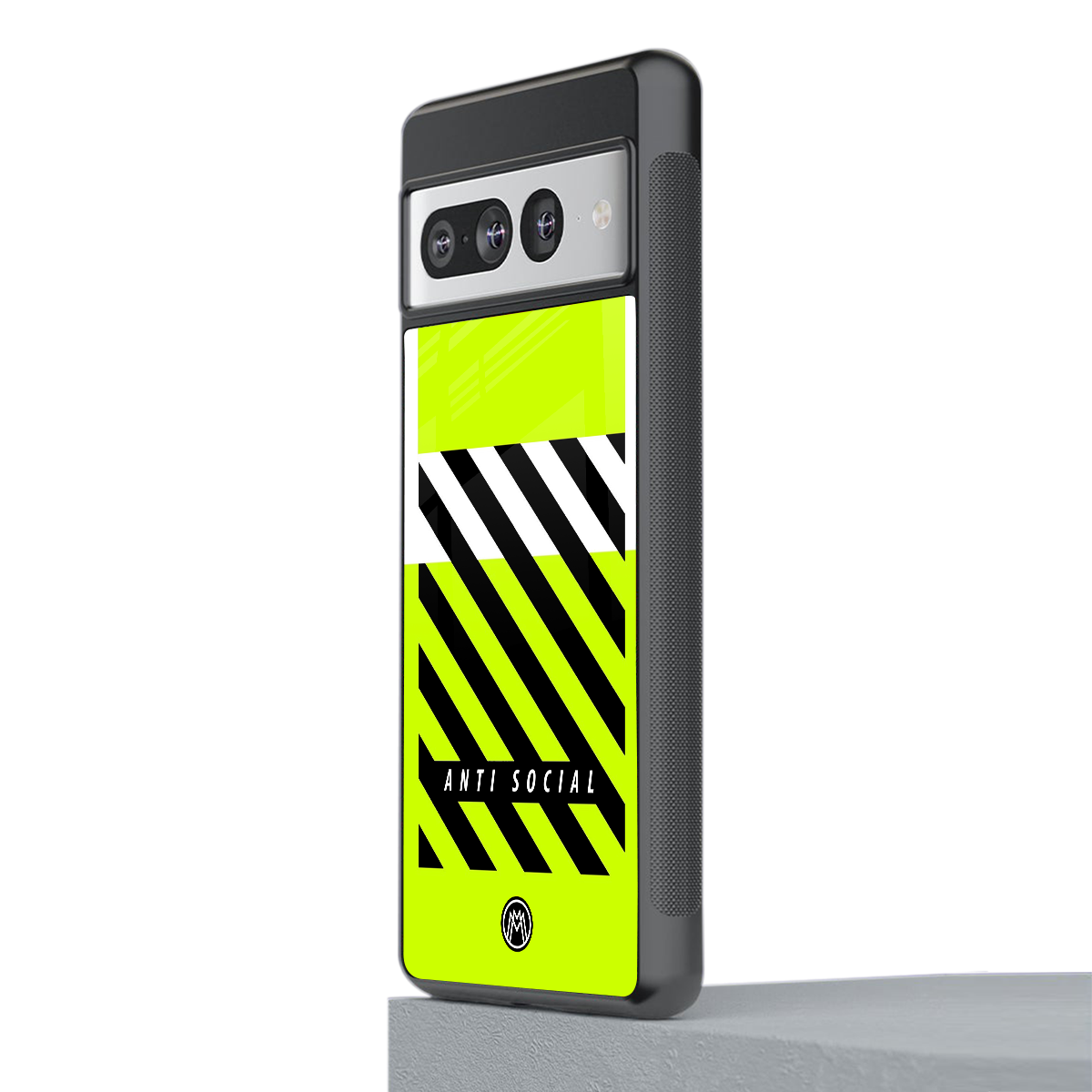 anti social back phone cover | glass case for google pixel 7 pro