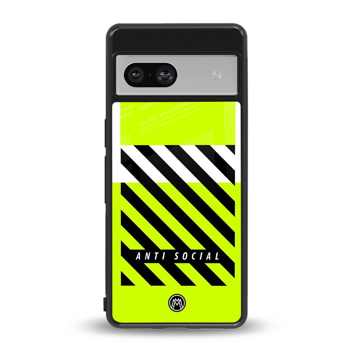 anti social back phone cover | glass case for Google Pixel 7A