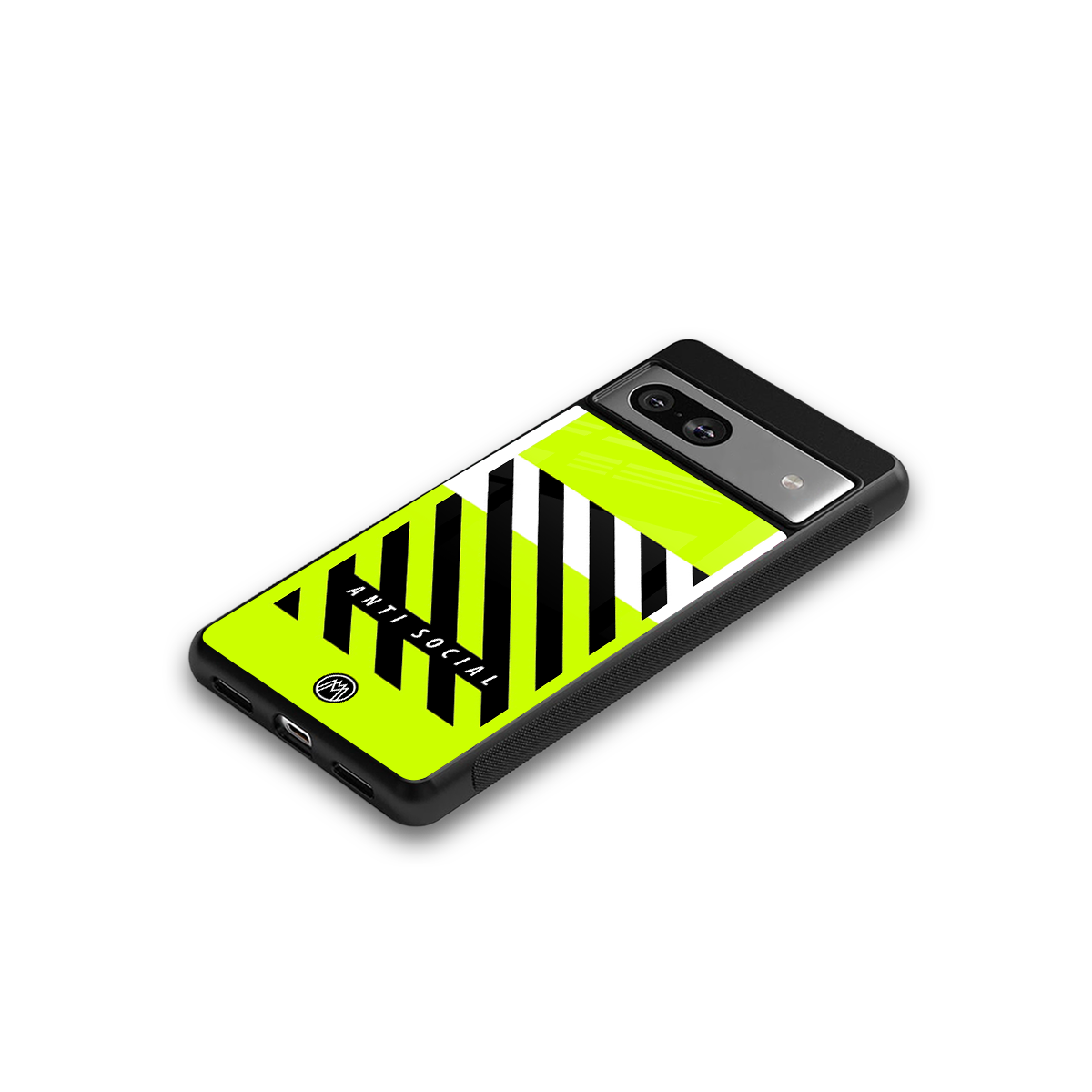 anti social back phone cover | glass case for Google Pixel 7A