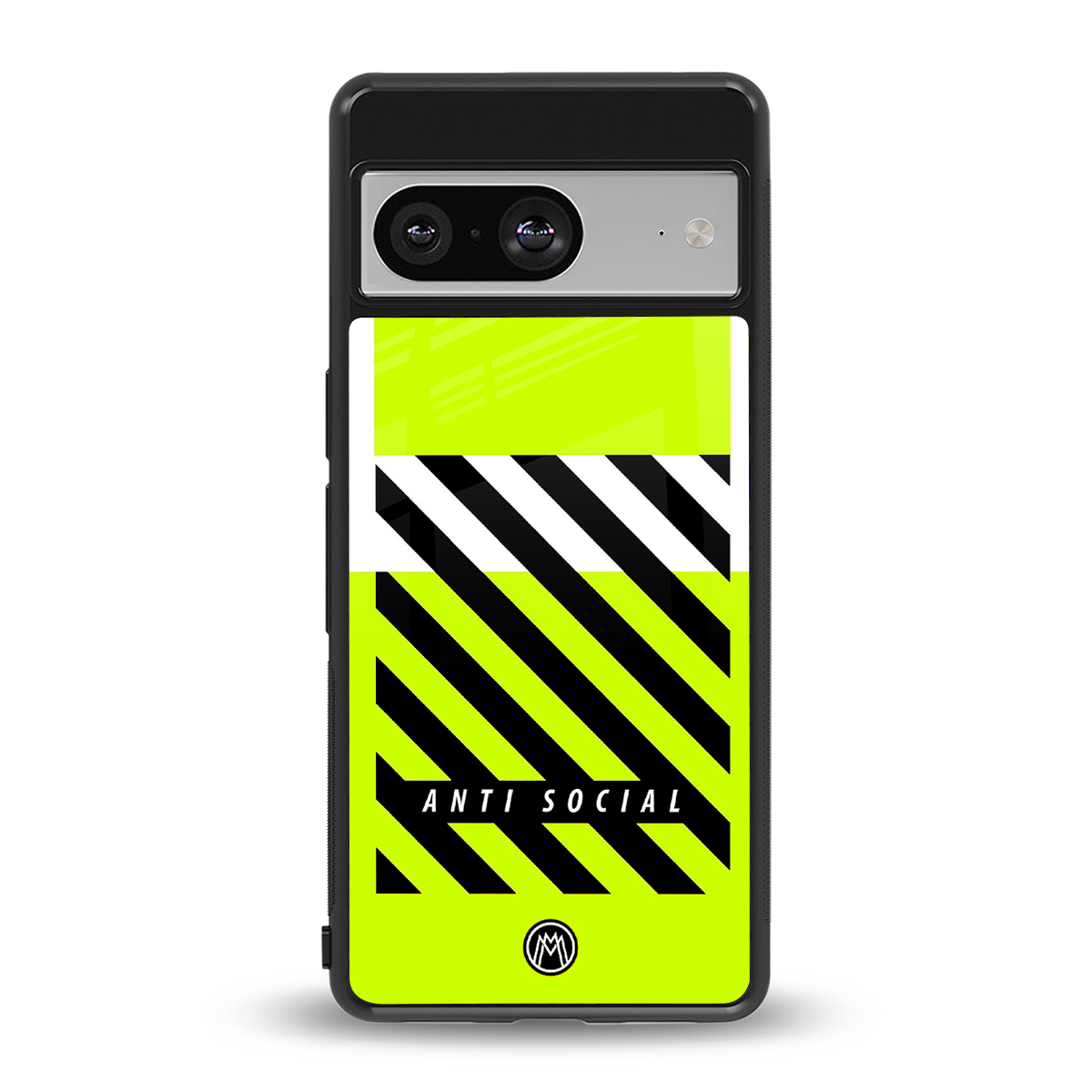 anti social back phone cover | glass case for Google Pixel 8
