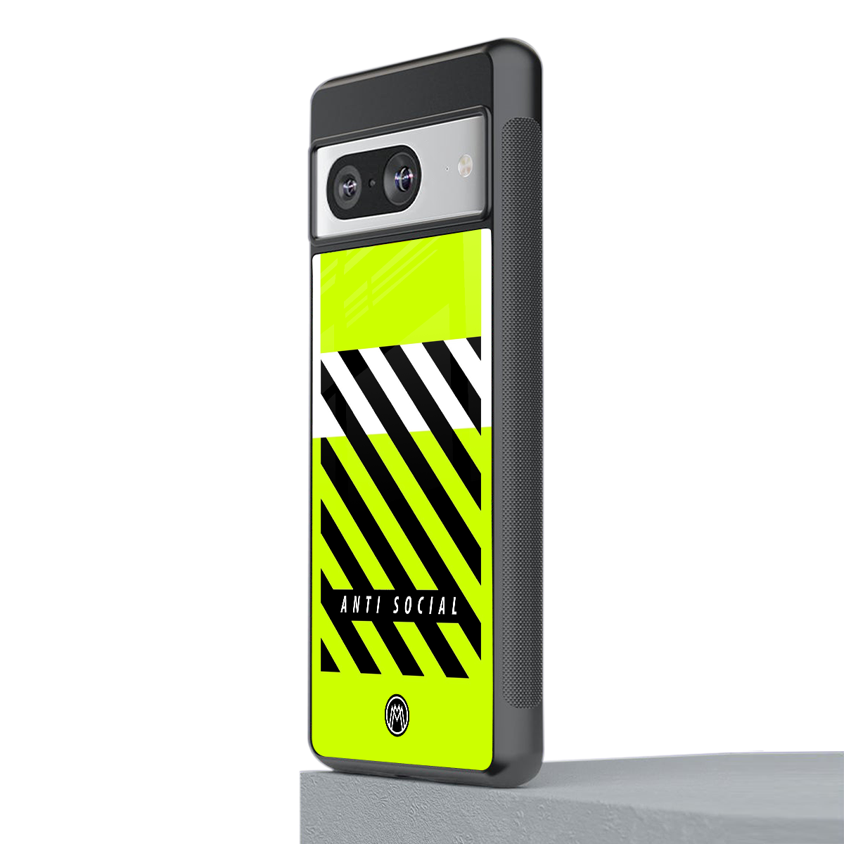 anti social back phone cover | glass case for Google Pixel 8