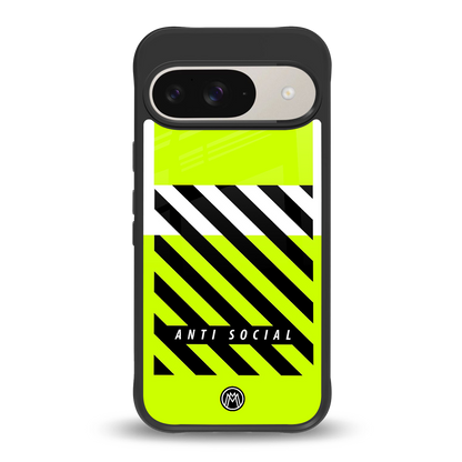 anti social back phone cover | glass case for google pixel 9