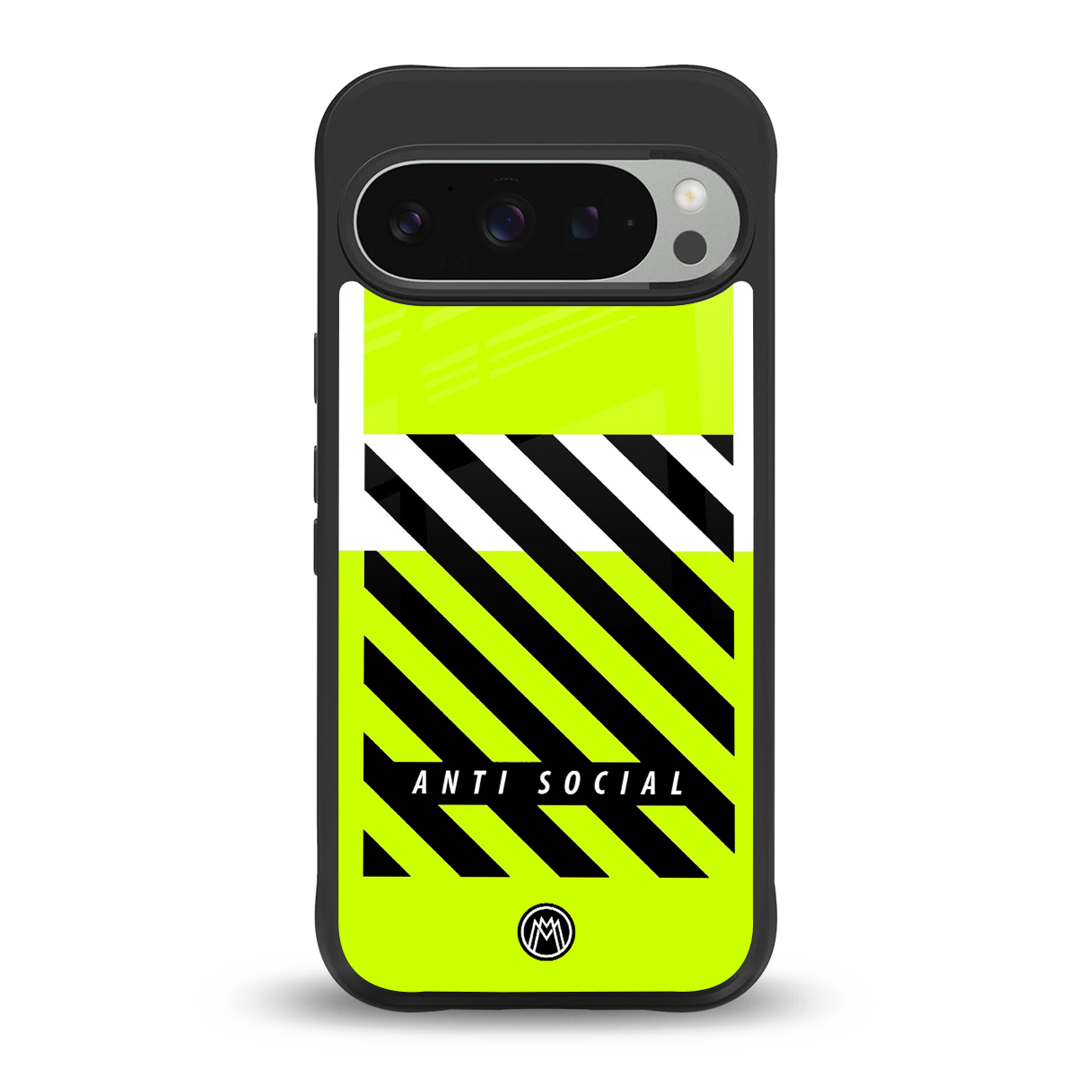 anti social back phone cover | glass case for google pixel 9 pro xl