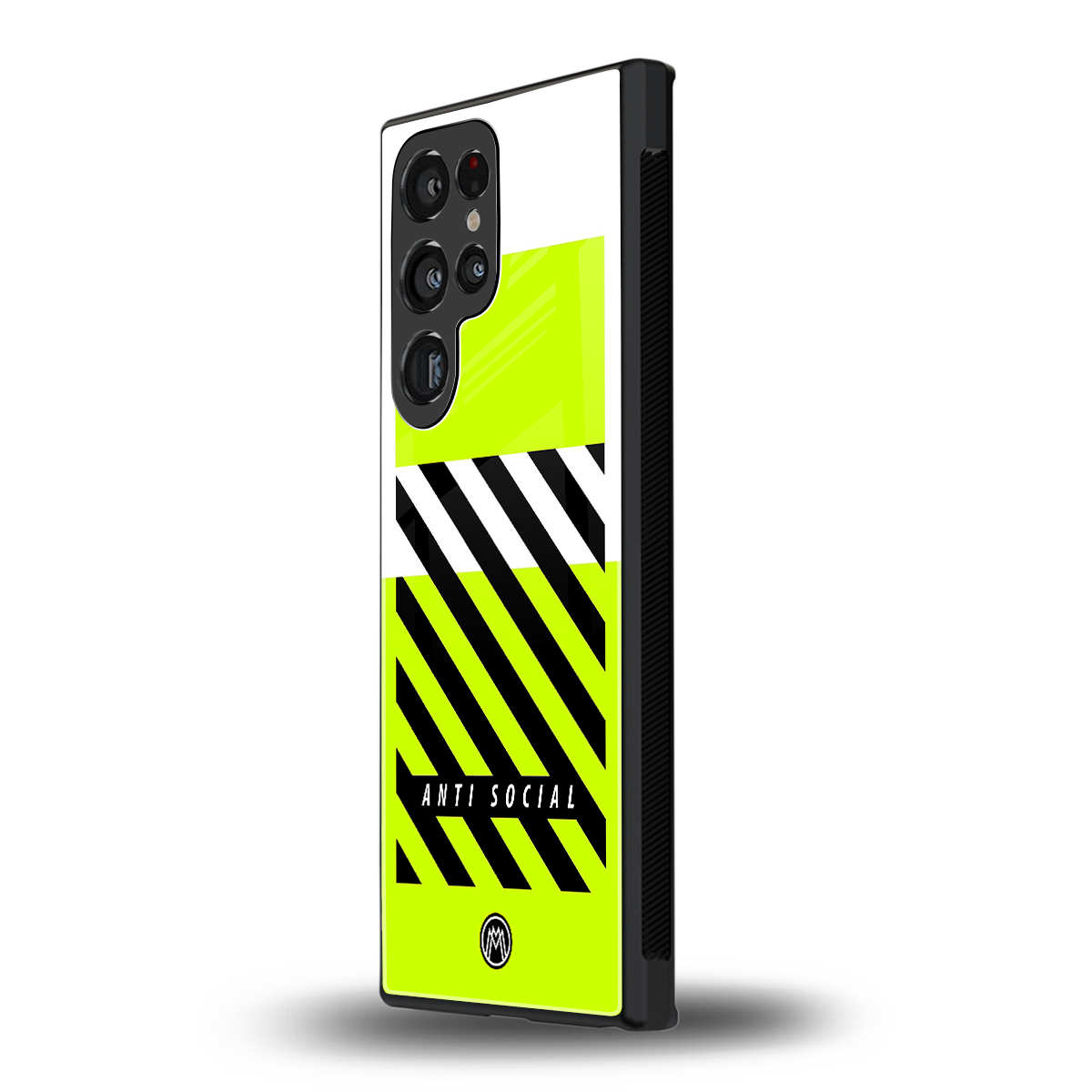 anti social back phone cover | glass case for samsung galaxy s24 ultra