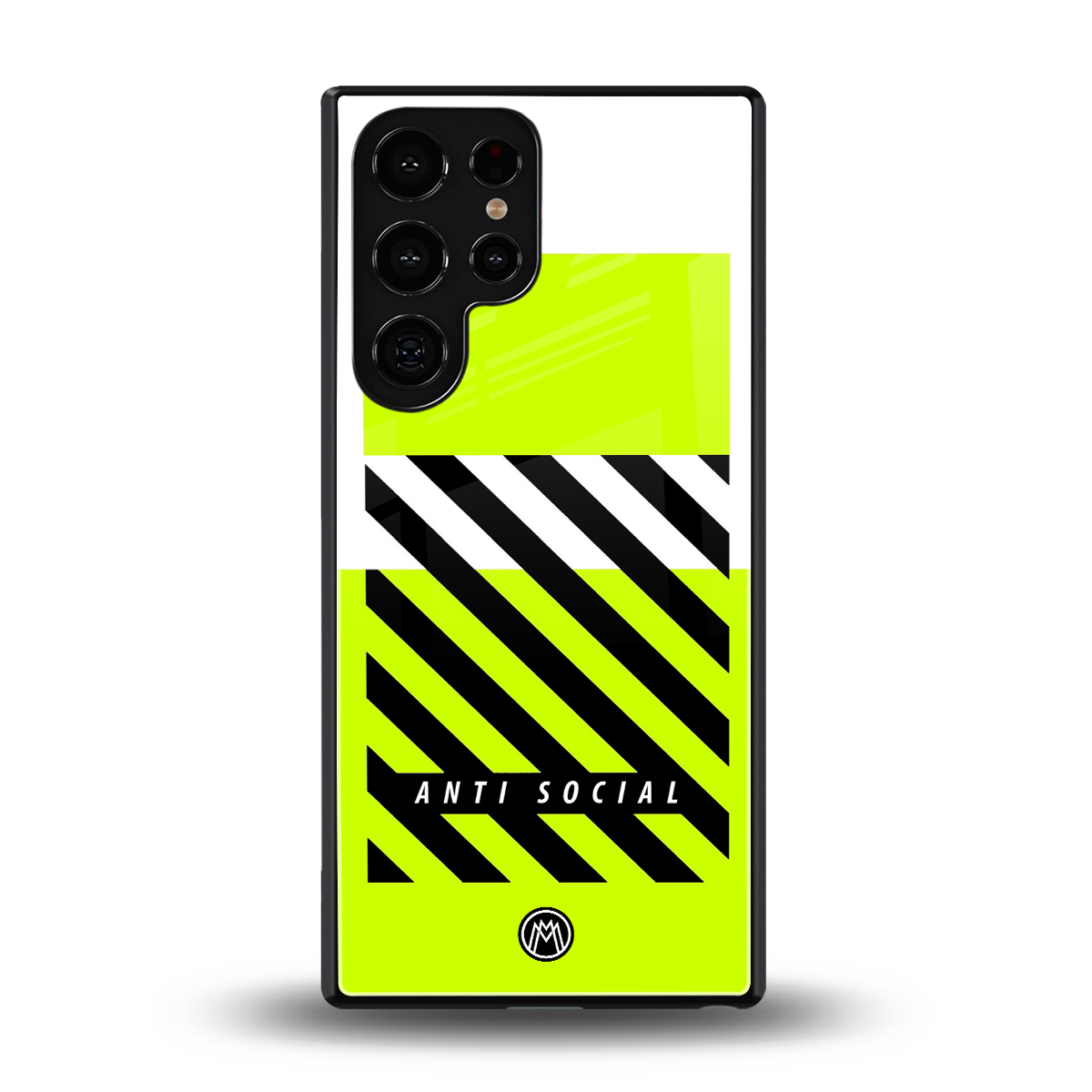 anti social back phone cover | glass case for samsung galaxy s25 ultra